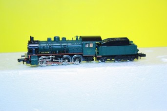 Model parní lokomotivy drah belgických (N)- vitrínový model