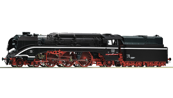 TT - Parní lokomotiva BR 18 201 DR černá / ROCO 36033