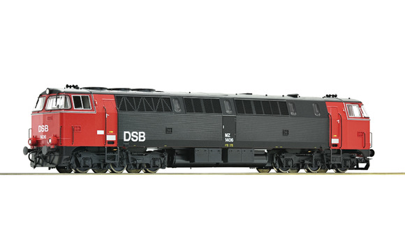 H0 - Dieselová lokomotiva MZ 1406, DSB / ROCO 72973