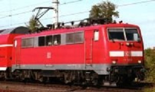 33120 Kuehn - Elektrická lokomotiva řady 111 červená /TT/