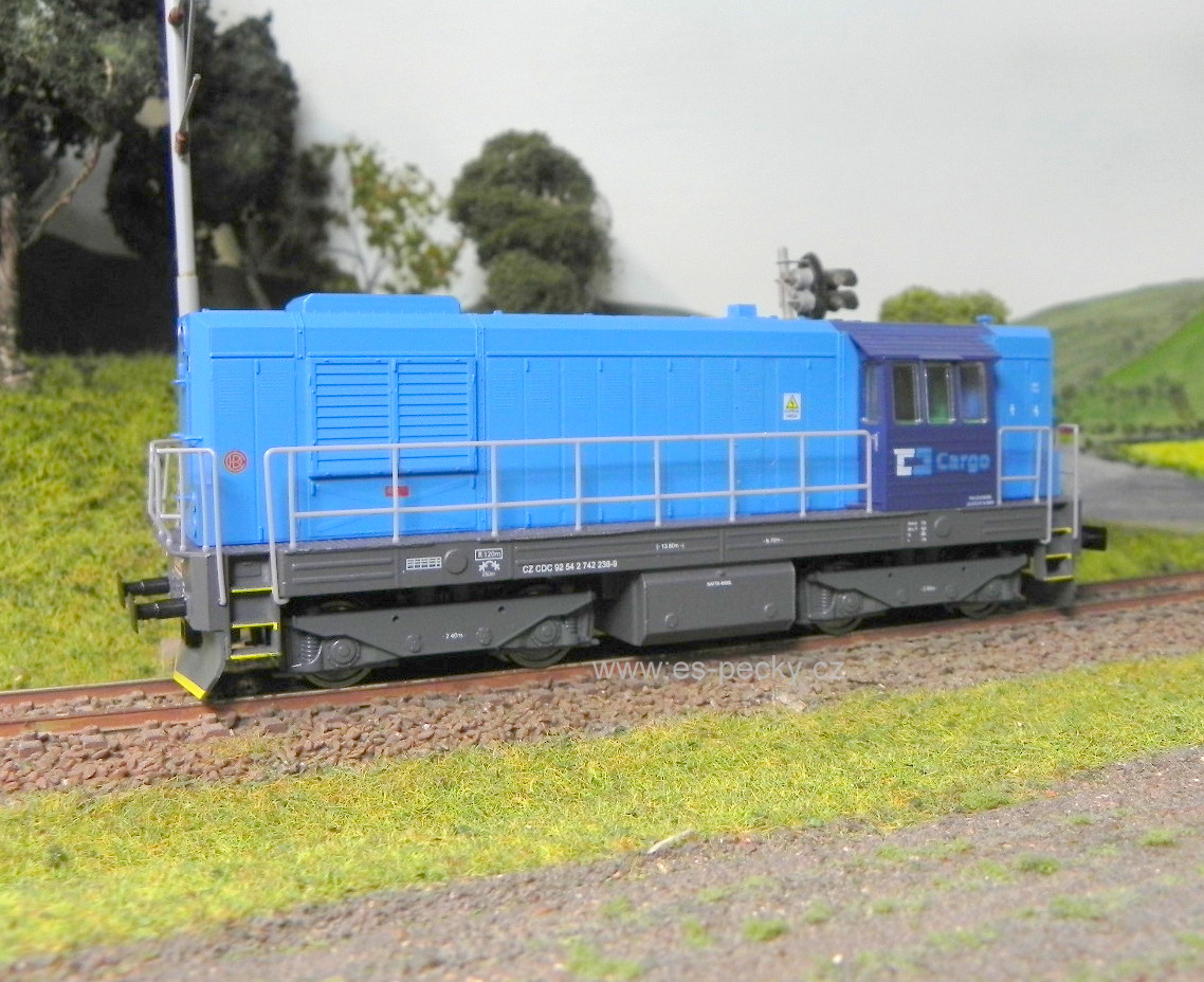 MTBMODEL Diesel-elektrická lokomotiva řady 740/742 CARGO (HO)