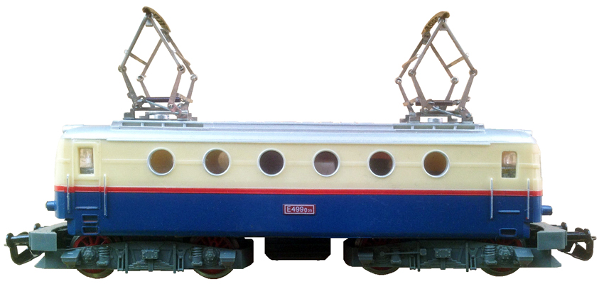 Nový nepoužitý model elektrické lokomotivy E499.035 ČSD (TT)