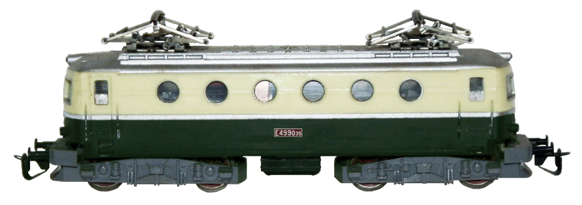 Nový nepoužitý model elektrické lokomotivy E499.035 ČSD (TT)