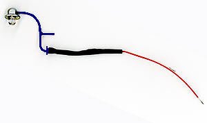 H0 Nástěnná lampa - modrá