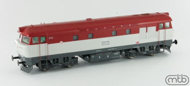 H0 - Dieselová lokomotiva 478.1001 - ČSD (analog)