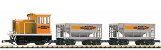 37150 PIKO - Start set s dieselovou lokomotivou DE-25Ton a 2 nákladními vozy (bez kolejí)