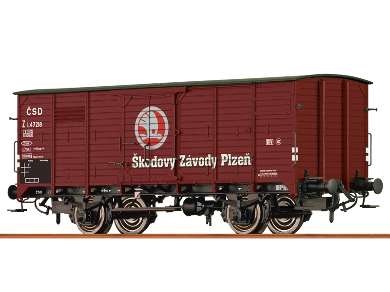 Brawa 49744 zavřený vůz Z Škoda ČSD III.epocha