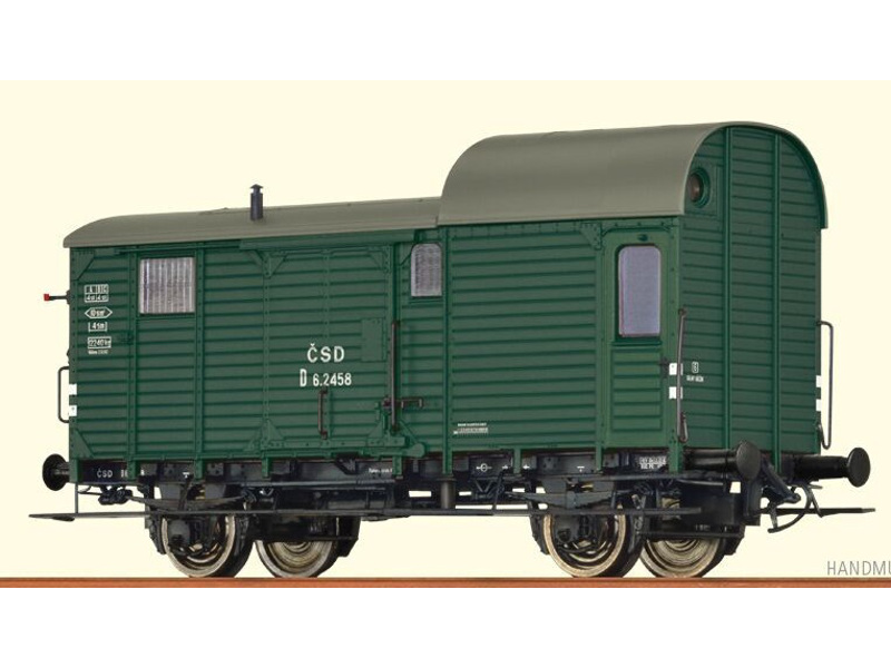 HO Brawa 49406 služební vůz k nákladnímu vlaku D ČSD III.epocha