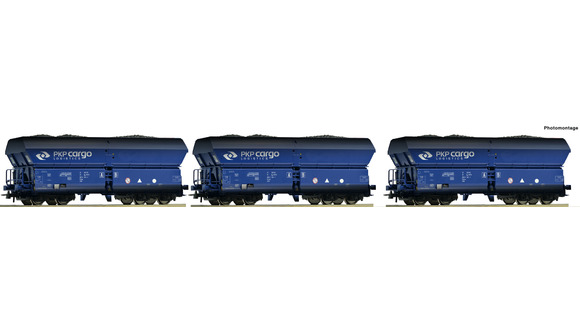 76130 Roco - 3- dílný set výsypných vozů Falns
