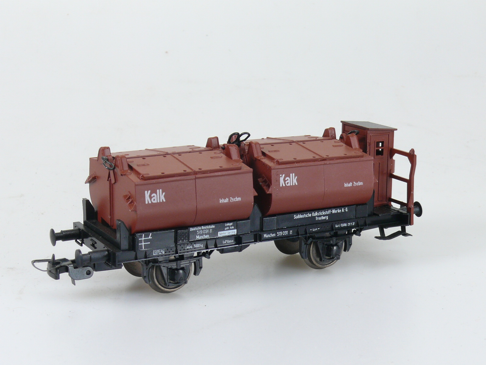 Model nákladního vagónu na vápno DRG (HO)
