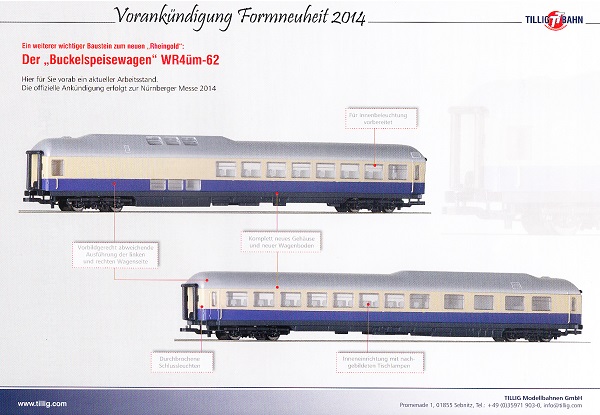 Panoramatický vagón Rheingold TT