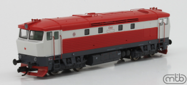 Diesel-elektrická lokomotiva bardotka 749/751 (ex. T478.1) ČSD (TT)