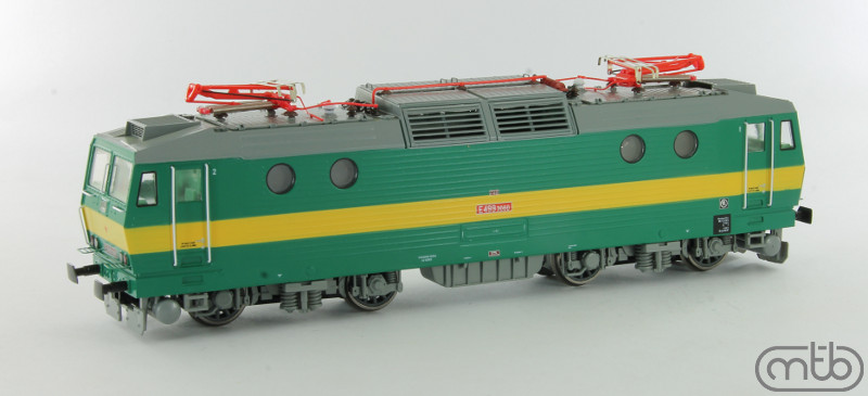 MTb Model Elektrická lokomotiva řady  E499.3 v továrním nátěru 80.tých let (HO)