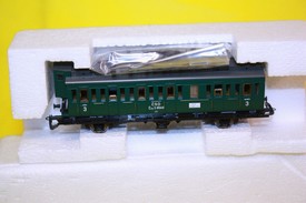 Osobní 3 osý vagón s budkou ČSD (TT) - Tillig TT Bahn