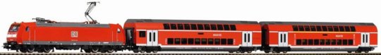 59023 PIKO - PIKO SmartControl® ligh Digitální set s elektrickou lokomotivou BR 146 a dvěma patrovým
