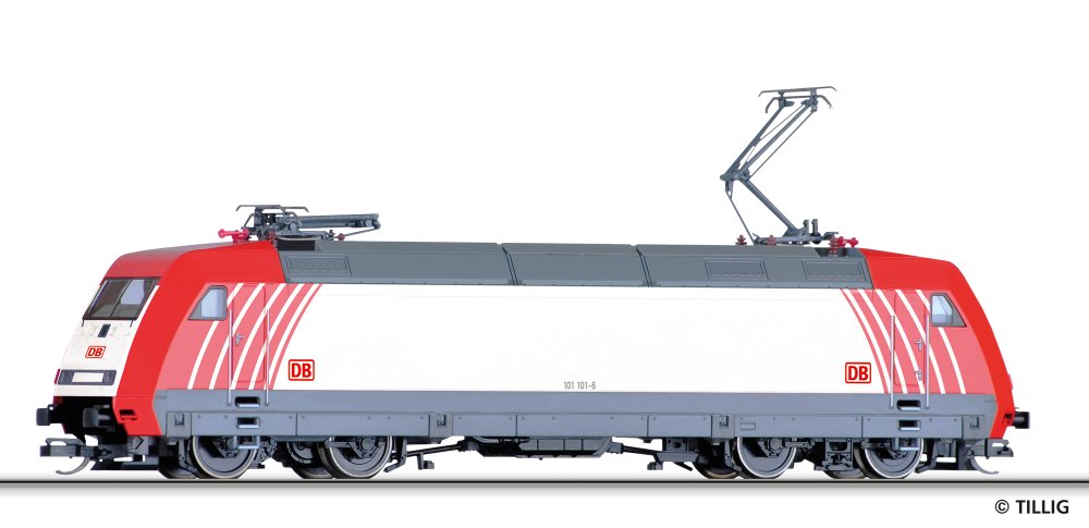 02319 Tillig TT Bahn - Elektrická lokomotiva BR 101 101-6, Designstudie