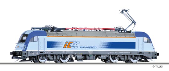 04970 Tillig TT Bahn - Elektrická lokomotiva Rh 370 "PKP Intercity"