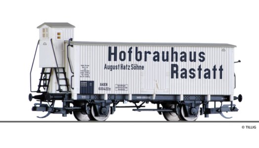 17386 Tillig TT Bahn - Chladící vůz „Hofbrauhaus Rastatt“