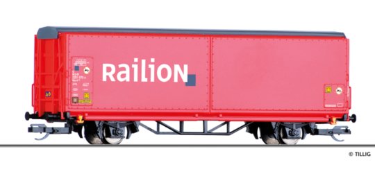 14840 Tillig TT Bahn - Krytý nákladní vůz Hbis-tt 293 s odklopnou střechou "Railion"