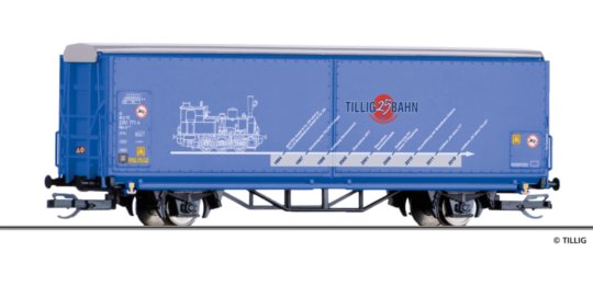 501877 Tillig TT Bahn - Vůz s posuvnou střechou Habis-tt - výroční model k 25. výročí Tillig