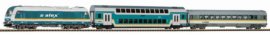 57139 PIKO - Start set - osobní vlak s dieselovou lokomotivou Herkules a 2 osobními vozy IC, kolejiv