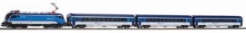 57179 PIKO - Analogový startset Railjet s elek. lokomotivu Taurus + 3 vozy, trafo a koleje (HO)