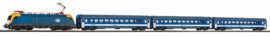 97926 PIKO - Osobní vlak s elektrickou lokomotivou Taurus a 3osobními vozy MÁV, kolejový ovál se dvě