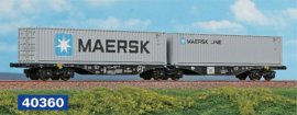 40360 A.C.M.E. - Set dvou kontejnerových vozů řady Sggrss 80, PKP "Maersk"