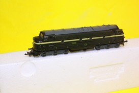 Poškozený model lokomotivy Nohab (TT)
