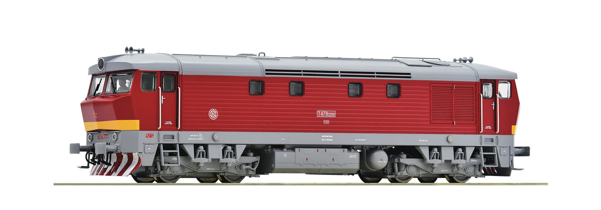 70920 Roco - Dieselová lokomotiva řady 478.1 HO ČSD