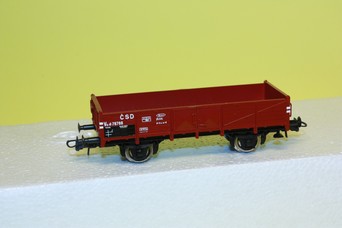 Model  otevřeného vagónu ČSD Roco (HO)
