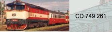 749261-H0 MTB - Dieselová lokomotiva řady 749 261 (Bardotka)
