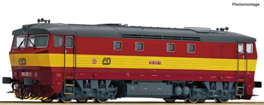 70922 Roco - Dieselová lokomotiva řady 751 (HO)