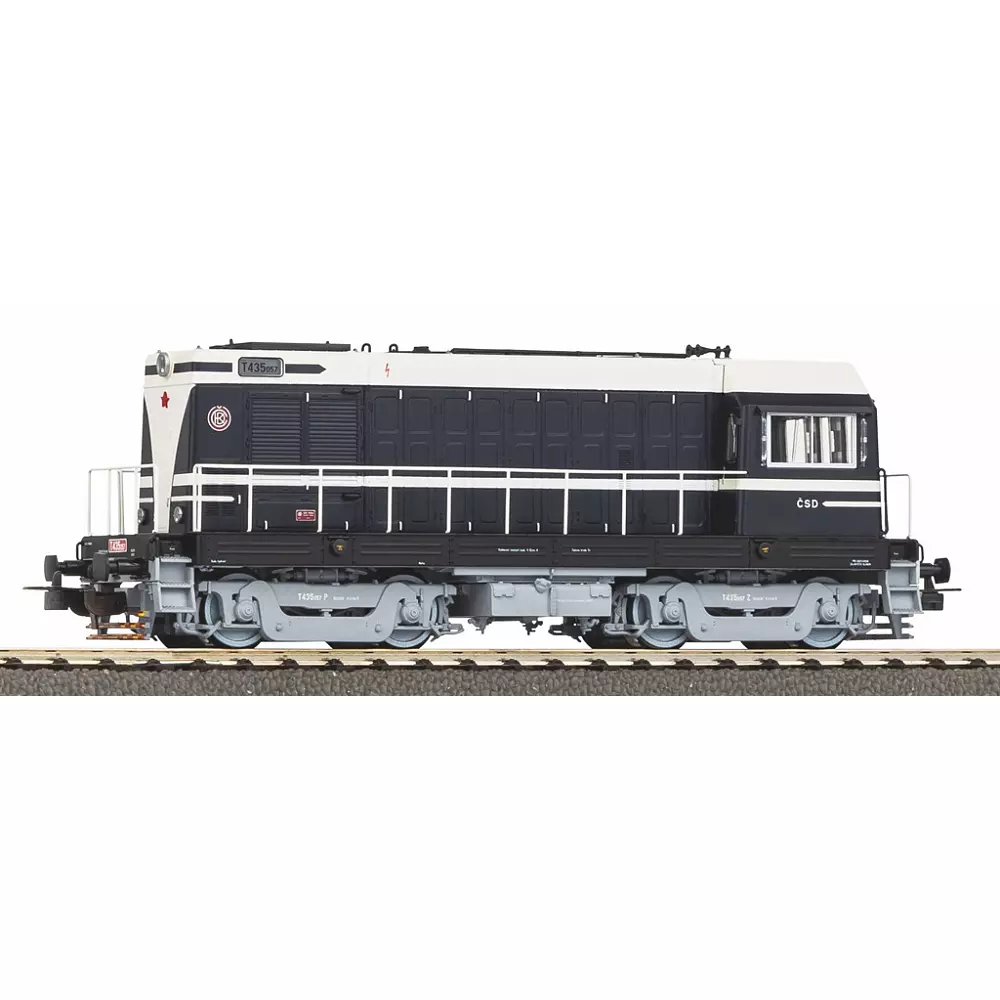 52438 PIKO - Dieselová lokomotiva T435, DCC PluX22 se zvukem HO