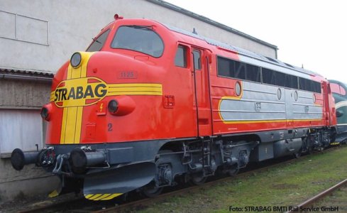 52490 PIKO - Dieselová lokomotiva Nohab "Strabag"