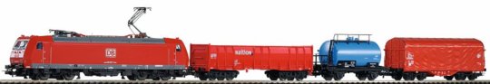 59015 PIKO - PIKO SmartControl® ligh Digitální set s elektrickou lokomotivou BR 185 + 3 nákladní voz