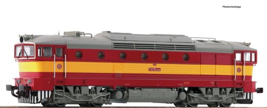 70024 Roco - Dieselová lokomotiva řady T478, Zvuk (HO)CC se zvukem