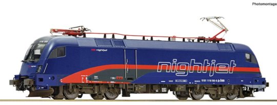 Elektrická lokomotiva řady 1116 195-9 „Nightjet‟, DCC se zvukem