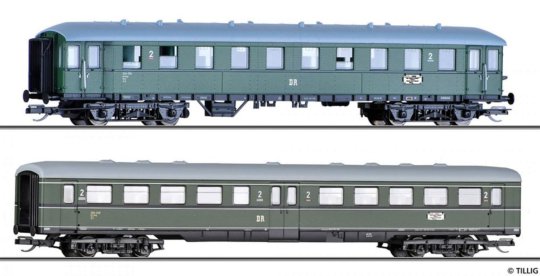 Souprava dvou rychlíkových vozů 2.třídy „D 118 Leipzig-Köln“
