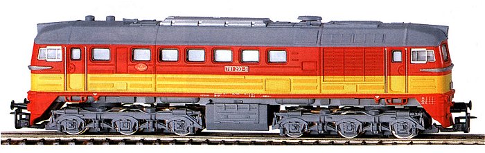 Tillig 02562 Dieselová lokomotiva 781 CSD TT skladem 1 kus