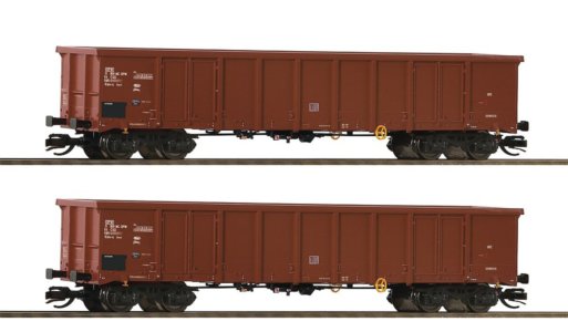 Roco 6680015 - Souprava dvou otevřených nákladních vozů Eas TT