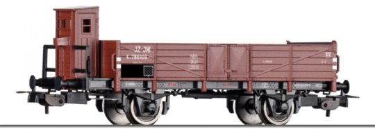 77065 Tillig H0 Bahn - Otevřený nákladní vůz s brzdařskou budkou Kv