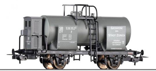 77067 Tillig H0 Bahn - Cisternový vůz „Gaswerk der Stadt Zürich“