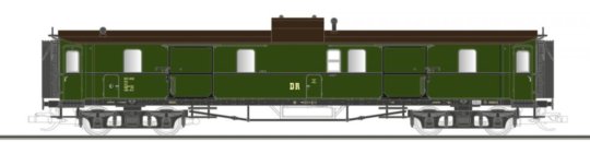 12060 Tillig TT Bahn - Zavazadlový vůz Pw4ü