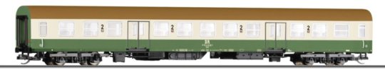 12607 Tillig TT Bahn - Rychlíkový vůz 2.třídy Bmhe se středními vstupy, jiné číslo vozu