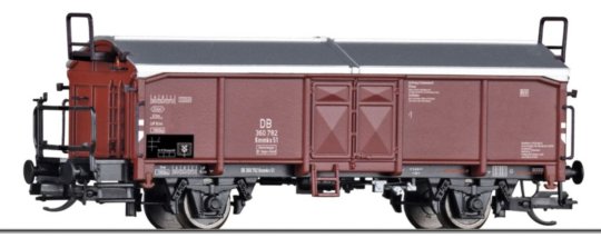 17680 Tillig TT Bahn - Krytý vůz s posuvnou střechou Kmmks 51