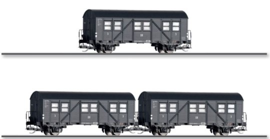 01103 Tillig TT Bahn - 3- dílný set osobních vozů Mci-43