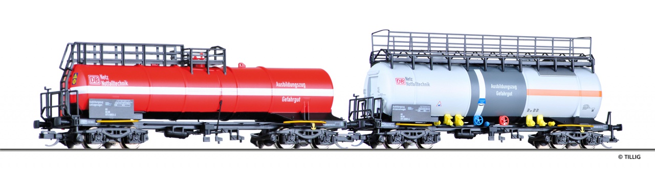 Set 2 cisternových vagónů Tillig 501397 TT
