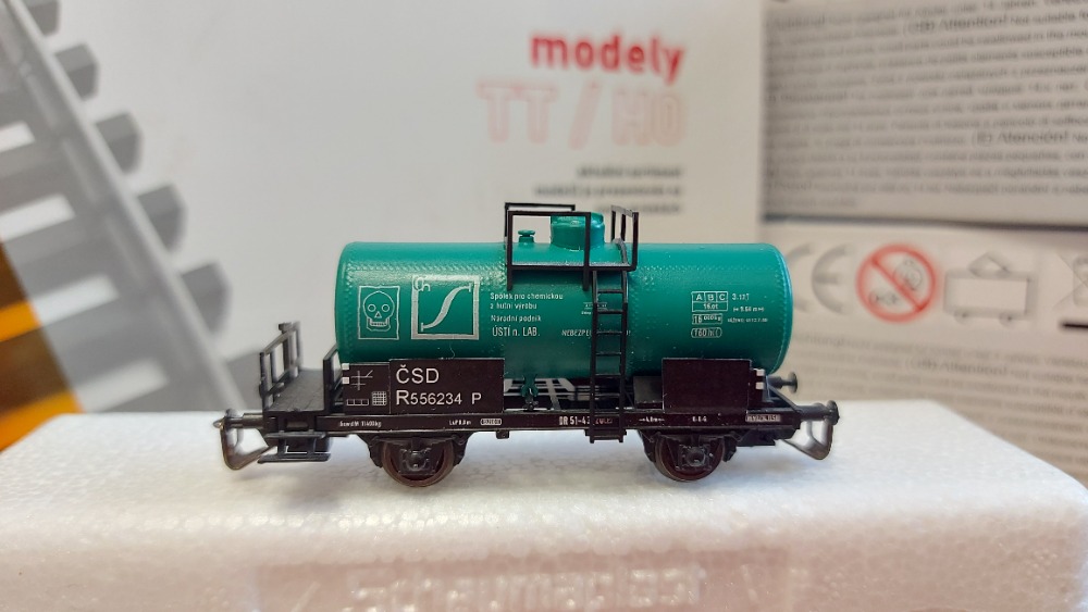 Cisternový vagon ČSD limit edice Tillig TT