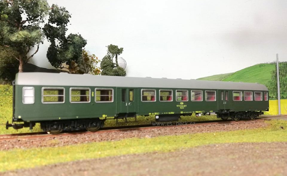 Osobní vůz ČSD Bymee HO